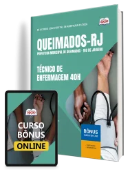 Capa Apostila Prefeitura de Queimados-RJ 2026 - Técnico de Enfermagem