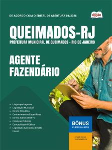 Apostila Prefeitura de Queimados-RJ 2026 - Agente Fazendário