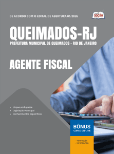 Apostila Prefeitura de Queimados-RJ 2026 - Agente Fiscal