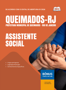 Apostila Prefeitura de Queimados-RJ 2026 - Assistente Social