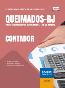 Apostila Prefeitura de Queimados-RJ 2026 - Contador