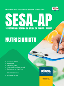 Apostila SESA-AP 2026 - Nutricionista