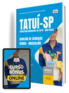 Apostila Prefeitura de Tatuí-SP 2026 - Auxiliar de Serviços Gerais - Masculino