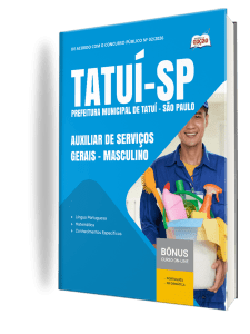 Apostila Prefeitura de Tatuí-SP 2026 - Auxiliar de Serviços Gerais - Masculino