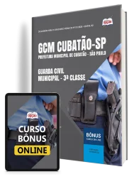 Capa Apostila Prefeitura de Cubatão-SP 2026 - Guarda Civil Municipal - 3ª Classe