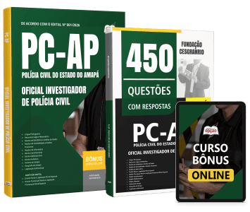 Combo PC-AP 2026 - Oficial Investigador de Polícia Civil