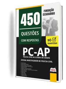 Combo PC-AP 2026 - Oficial Investigador de Polícia Civil