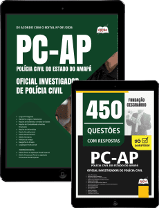 Combo PC-AP 2026 - Oficial Investigador de Polícia Civil
