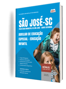 Apostila Prefeitura de São José-SC 2026 - Auxiliar de Educação Especial - Educação Infantil