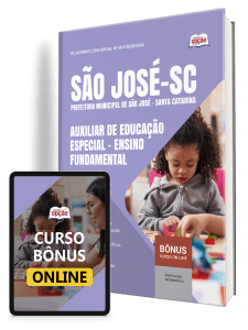 Apostila Prefeitura de São José-SC 2026 - Auxiliar de Educação Especial - Ensino Fundamental