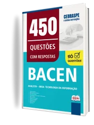 Caderno de Questões BACEN - Analista - Área: Tecnologia da Informação - 450 Questões Gabaritadas