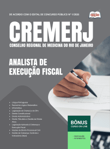 Apostila CREMERJ 2026 - Analista de Execução Fiscal
