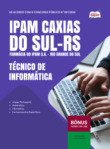 Apostila Farmácia do IPAM 2026 - Técnico de Informática