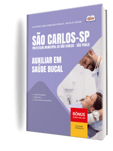Apostila Prefeitura de São Carlos-SP 2026 - Auxiliar em Saúde Bucal