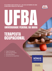 Apostila UFBA 2026 - Técnico-Administrativo em Educação - Terapeuta Ocupacional