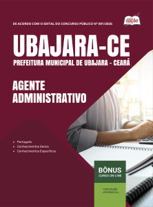Apostila Prefeitura de Ubajara-CE 2026 - Agente Administrativo
