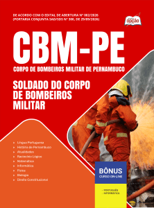 Apostila CBM-PE 2026 - Soldado do Corpo de Bombeiros Militar