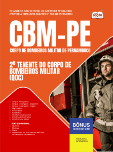 Apostila CBM-PE 2026 - 2º Tenente do Corpo de Bombeiros Militar (QOC)
