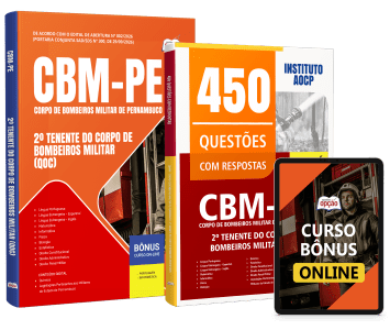 Combo CBM-PE 2026 - 2º Tenente do Corpo de Bombeiros Militar (QOC)