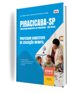 Apostila Prefeitura de Piracicaba-SP 2026 - Professor Substituto de Educação Infantil - Temporário