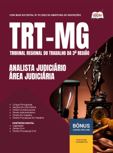 Apostila TRT-MG 2026 - Analista Judiciário - Área Judiciária