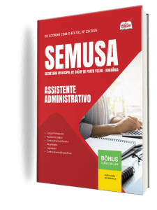 Apostila SEMUSA Porto Velho-RO 2026 - Assistente Administrativo