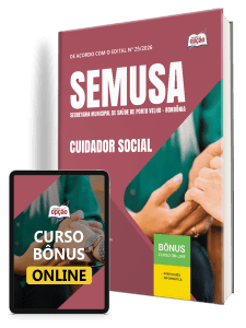Apostila SEMUSA Porto Velho-RO 2026 - Cuidador Social