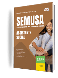 Apostila SEMUSA Porto Velho-RO 2026 - Assistente Social