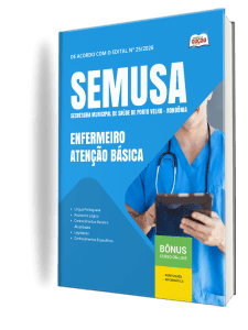 Apostila SEMUSA Porto Velho-RO 2026 - Enfermeiro Atenção Básica