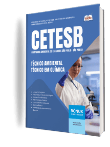 Apostila CETESB-SP 2026 - Técnico Ambiental - Formação: Técnico em Química