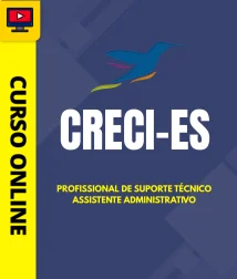 Capa Curso CRECI-ES 2026 - Profissional de Suporte Técnico - Assistente Administrativo