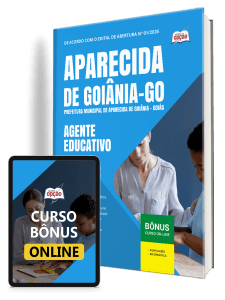 Apostila Prefeitura de Aparecida de Goiânia-GO 2026 - Agente Educativo