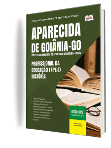 Apostila Prefeitura de Aparecida de Goiânia-GO 2026 - Profissional da Educação I (PE-I) - História