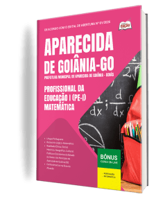 Apostila Prefeitura de Aparecida de Goiânia-GO 2026 - Profissional da Educação I (PE-I) - Matemática