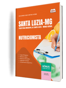 Apostila Prefeitura de Santa Luzia-MG 2026 - Nutricionista