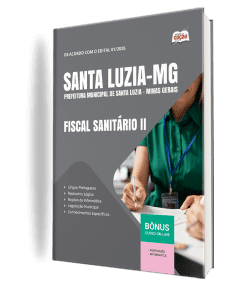Apostila Prefeitura de Santa Luzia-MG 2026 - Fiscal Sanitário II