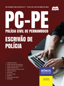 Apostila PC-PE 2026 - Escrivão de Polícia