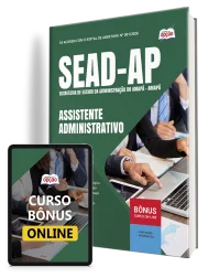 Capa Apostila SEAD-AP 2026 - Assistente Administrativo