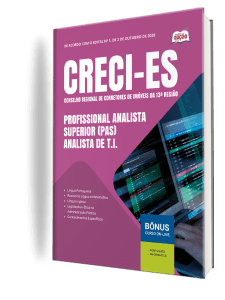 Apostila CRECI-ES 2026 - Profissional Analista Superior (PAS)- Analista de T.I.
