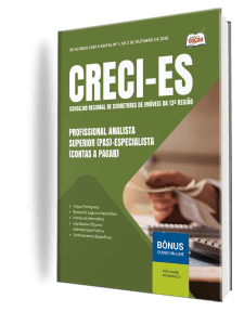Apostila CRECI-ES 2026 - Profissional Analista Superior (PAS)-Especialista (Contas a Pagar)