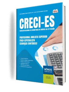 Apostila CRECI-ES 2026 - Profissional Analista Superior (PAS)-Especialista (Serviços Contábeis)