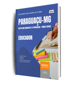 Apostila Prefeitura de Paraguaçu-MG 2026 - Educador