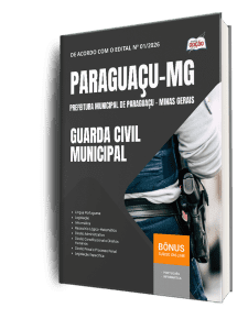 Apostila Prefeitura de Paraguaçu-MG 2026 - Guarda Civil Municipal