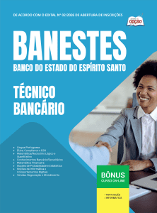 Apostila Banestes 2026 - Técnico Bancário