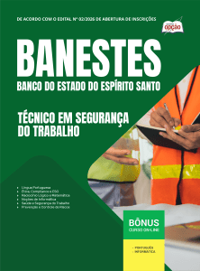 Apostila Banestes 2026 - Técnico em Segurança do Trabalho