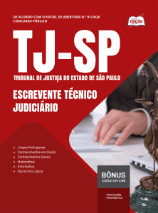 Apostila TJ-SP 2026 - Escrevente Técnico Judiciário