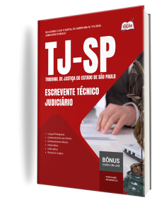 Combo TJ-SP 2026 - Escrevente Técnico Judiciário (Apostila + Caderno de Questões Gabaritadas)