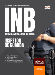 Apostila INB 2026 - Inspetor de Guarda