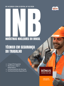 Apostila INB 2026 - Técnico em Segurança do Trabalho