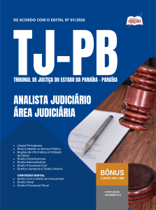 Apostila TJ-PB 2026 - Analista Judiciário - Área Judiciária